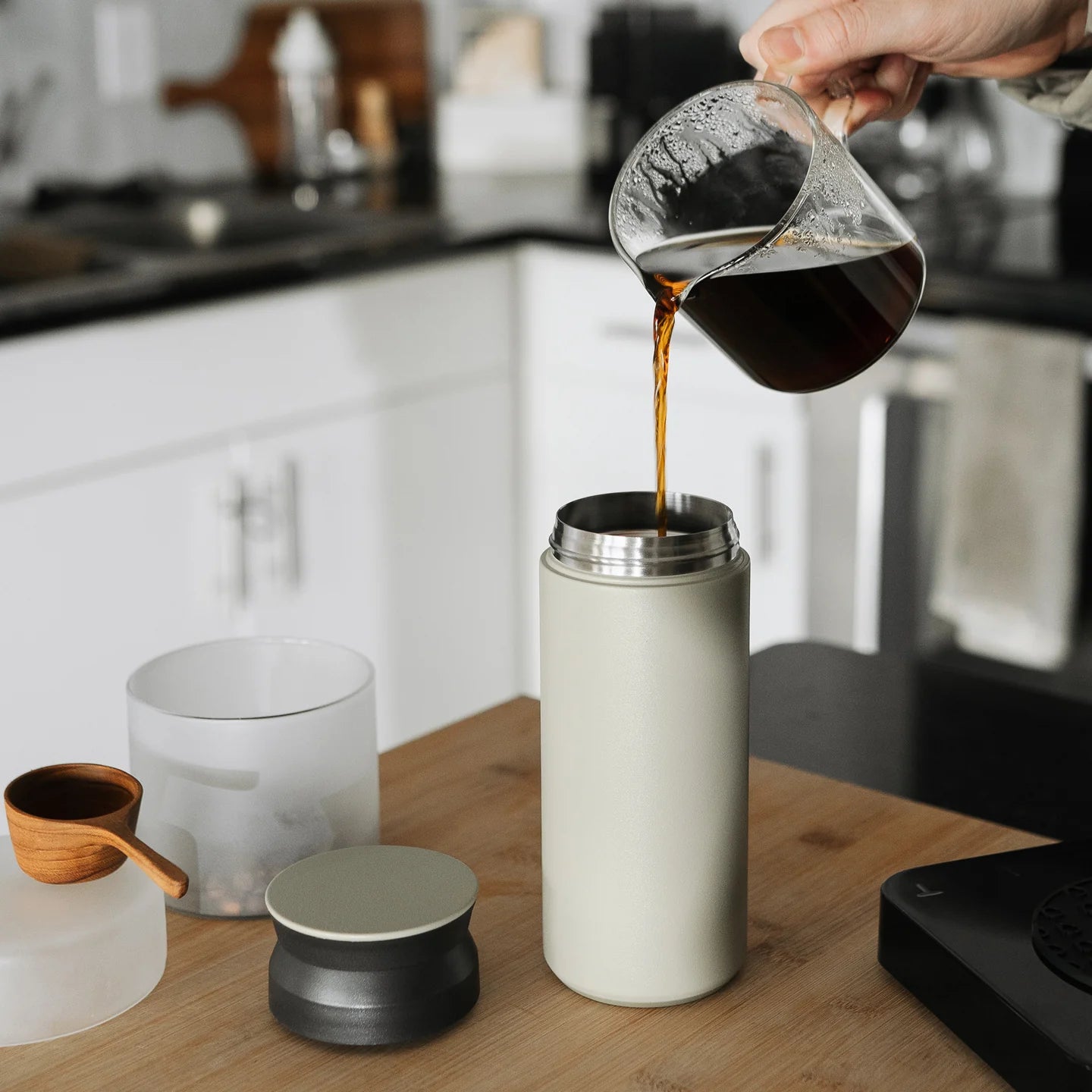 Kinto Travel Tumbler 500ml | Sand Beige by KINTO (kinto-travel-tumbler-500-sand-beige)