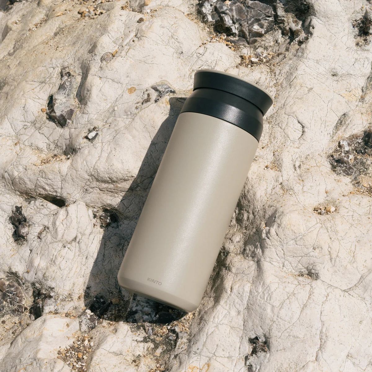 Kinto Travel Tumbler 500ml | Sand Beige by KINTO (kinto-travel-tumbler-500-sand-beige)