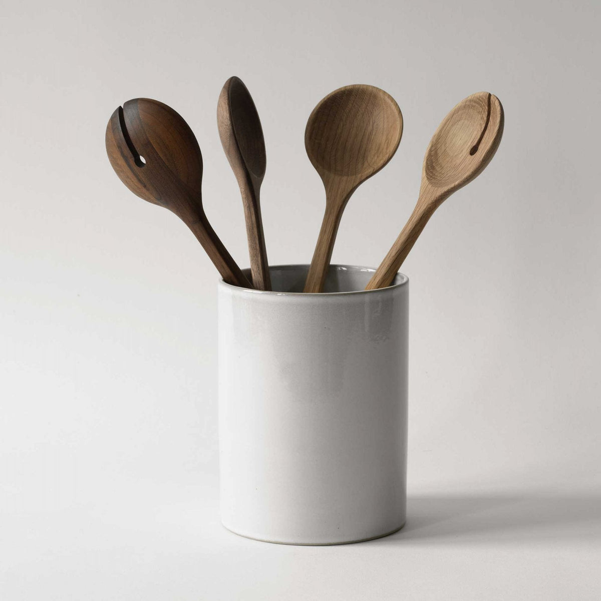 Tell Me More Levi Salad Set | Walnut