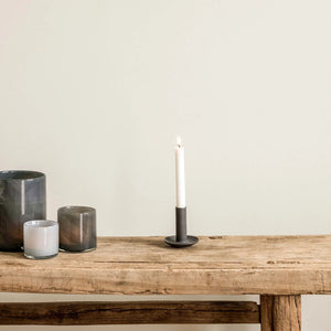 Lou Candle Holder | Dark Grey