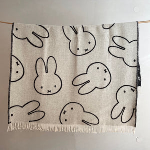 Maison Deux Miffy Blanket | White/Black