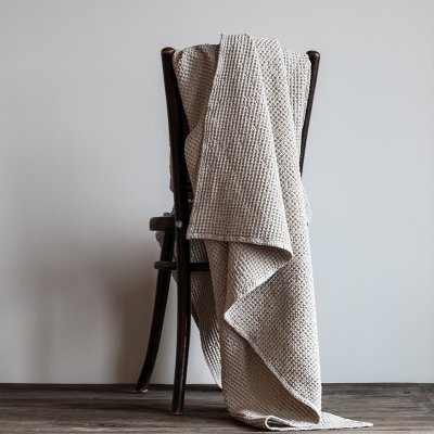 Miro Bedspread 180X260 | Sand Beige by TELL ME MORE (tell-me-more-miro-bedspread-180x260-sand-beige)