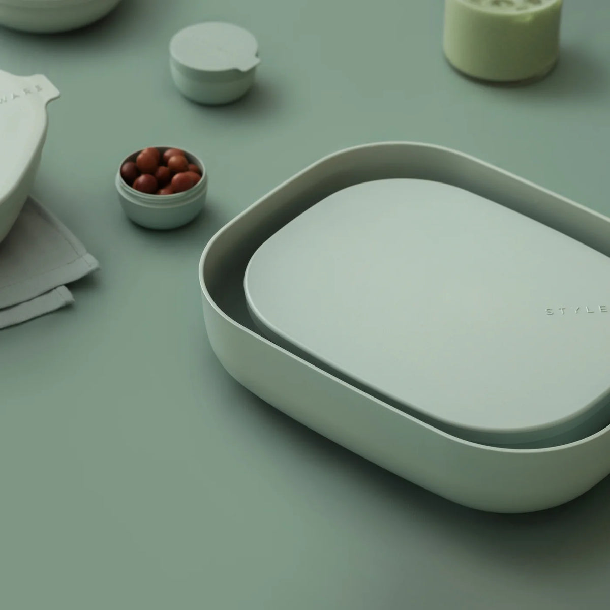 Styleware Nesting Tray 2pce Set | Eucalyptus