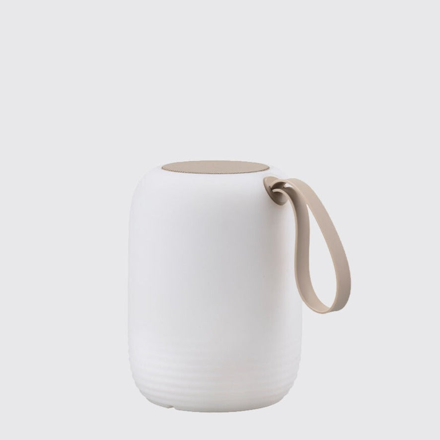 Villa Collection Speaker + LED Lamp | Small by VILLA COLLECTION (villa-collection-speaker-w-led-lamp-white-small)