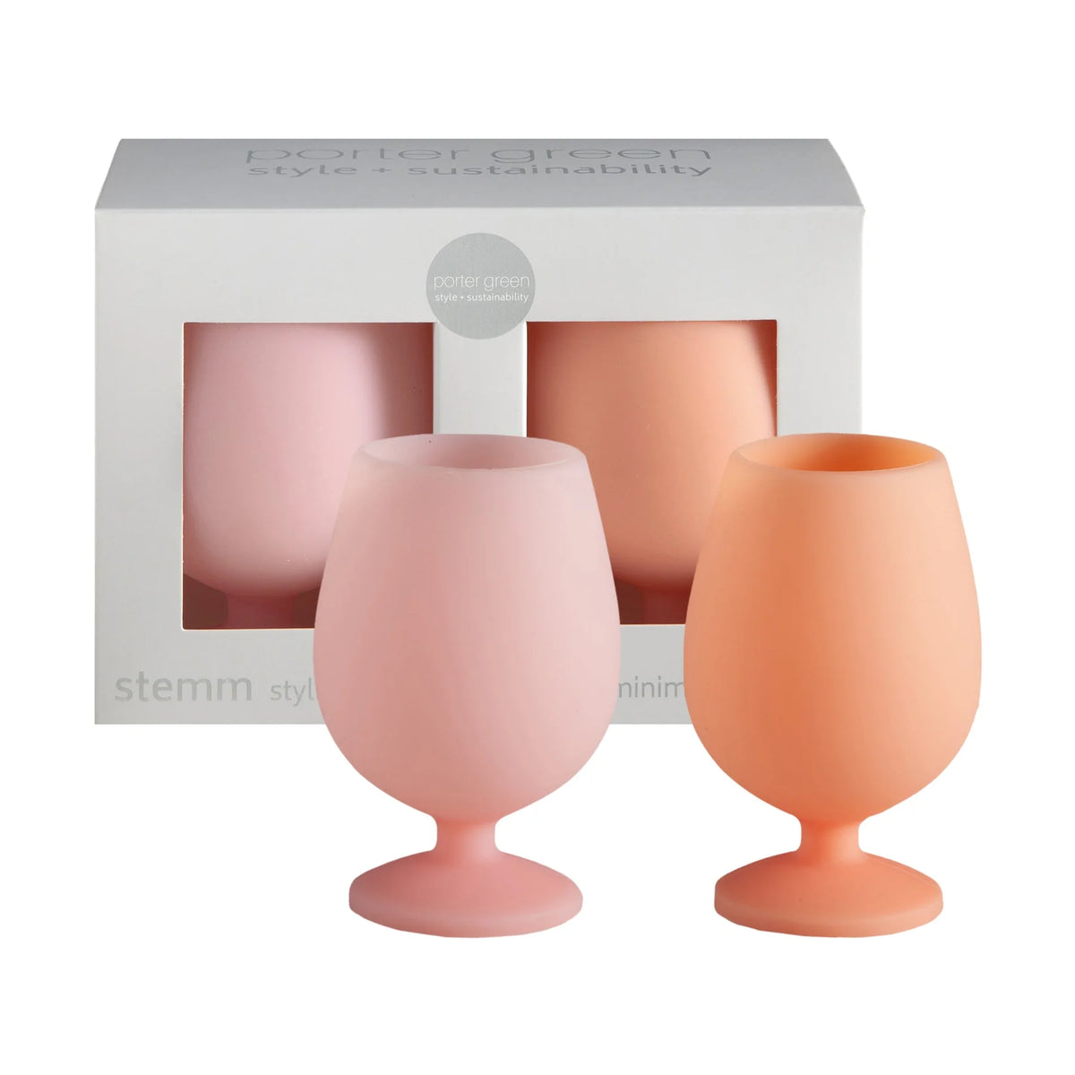 STEMM Silicone Glasses - Peach/Petal
