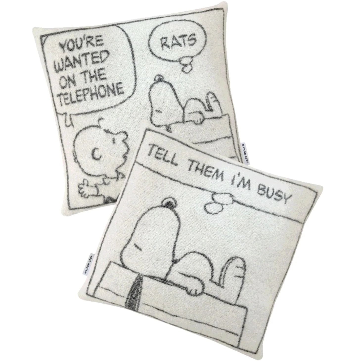 Maison Deux Maison Deux Peanuts Cushion Set (2 Pcs)