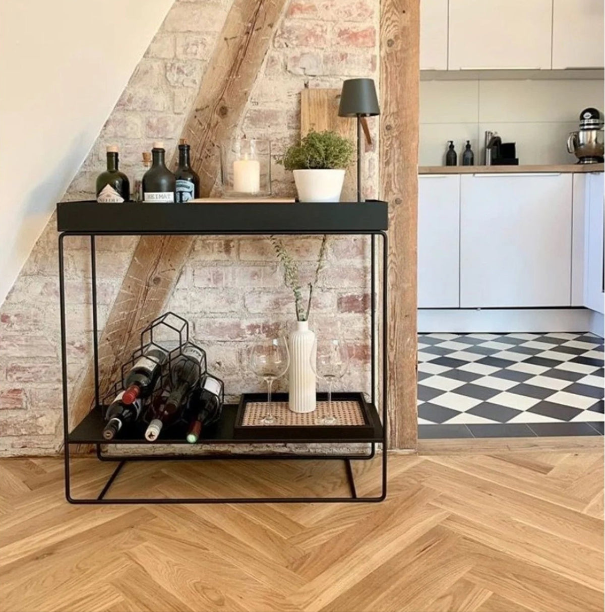 Plant Box Two-Tier | Black by FERM LIVING (plant-box-two-tier-black)