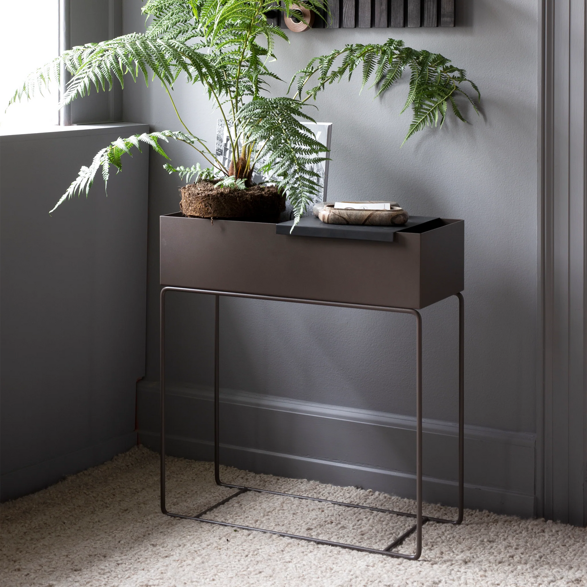 Ferm Living Plant Box | Dark Chocolate