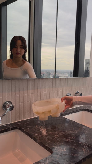 The Muse Footed Oval Tray | Verde Alpi