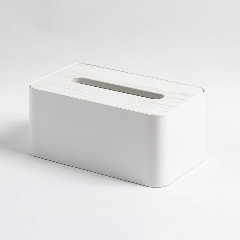 Tissue Box Rectangle | White