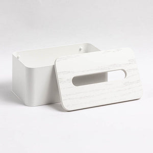 Tissue Box Rectangle | White