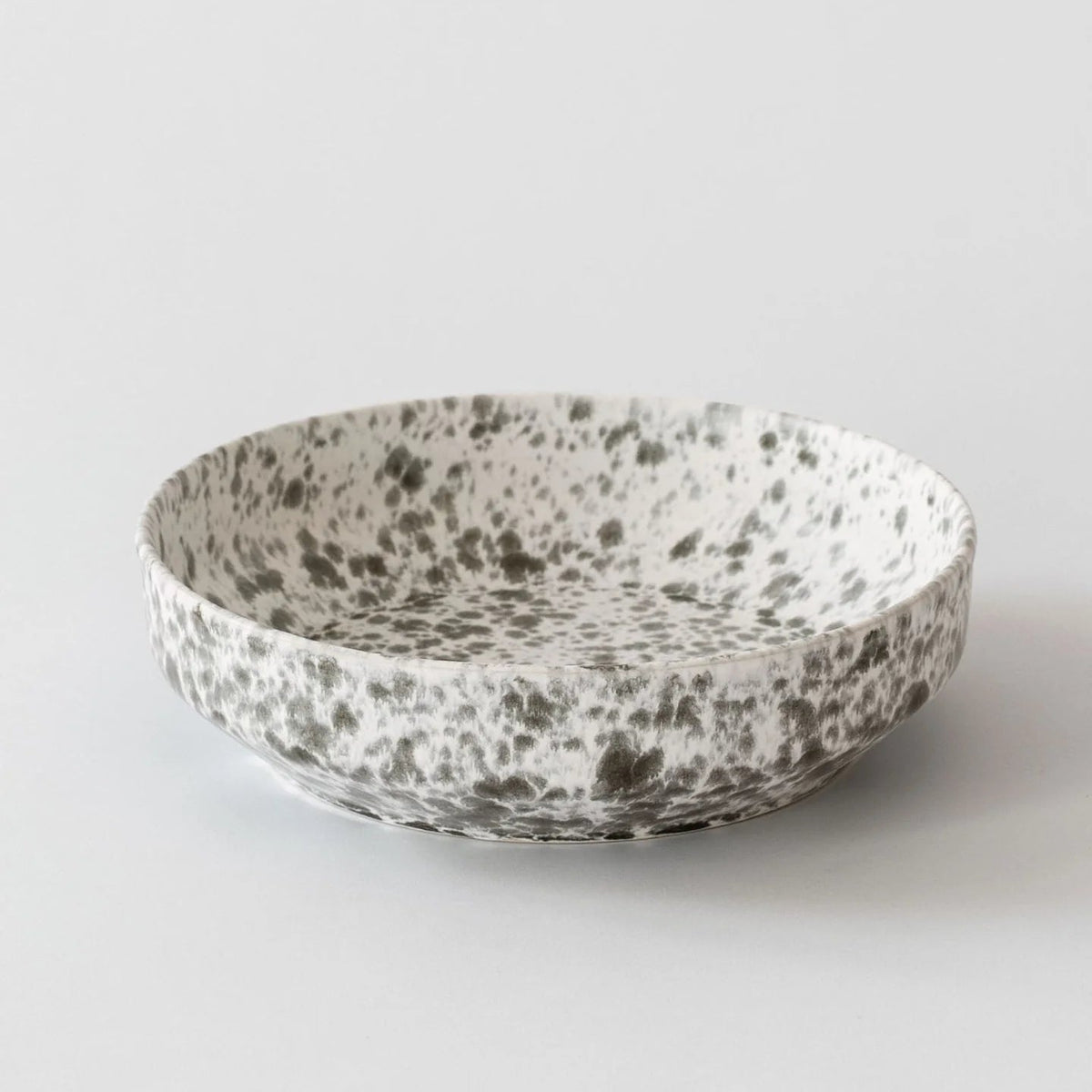 Tell Me More Rivoli Serving Bowl | Green Splatter