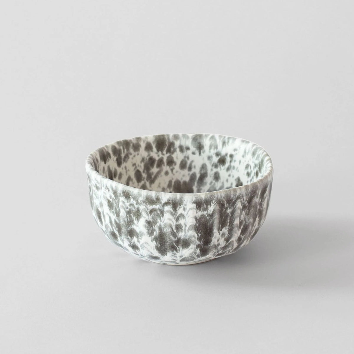 Tell Me More Rivoli Bowl Small | Green Splatter