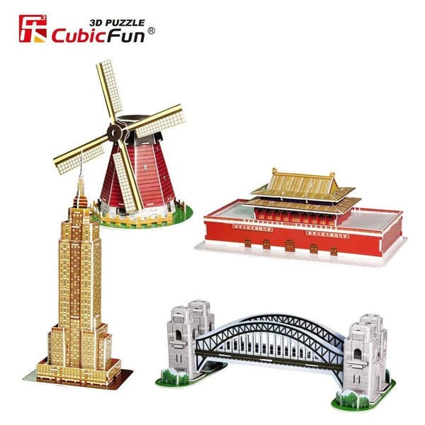 Cubic Fun Mini Architecture Series 3, 3D Puzzle