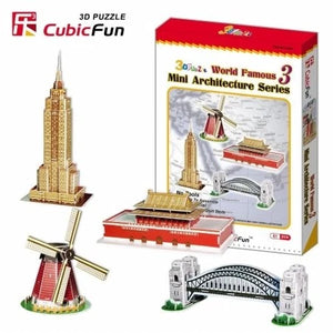 Cubic Fun Mini Architecture Series 3, 3D Puzzle