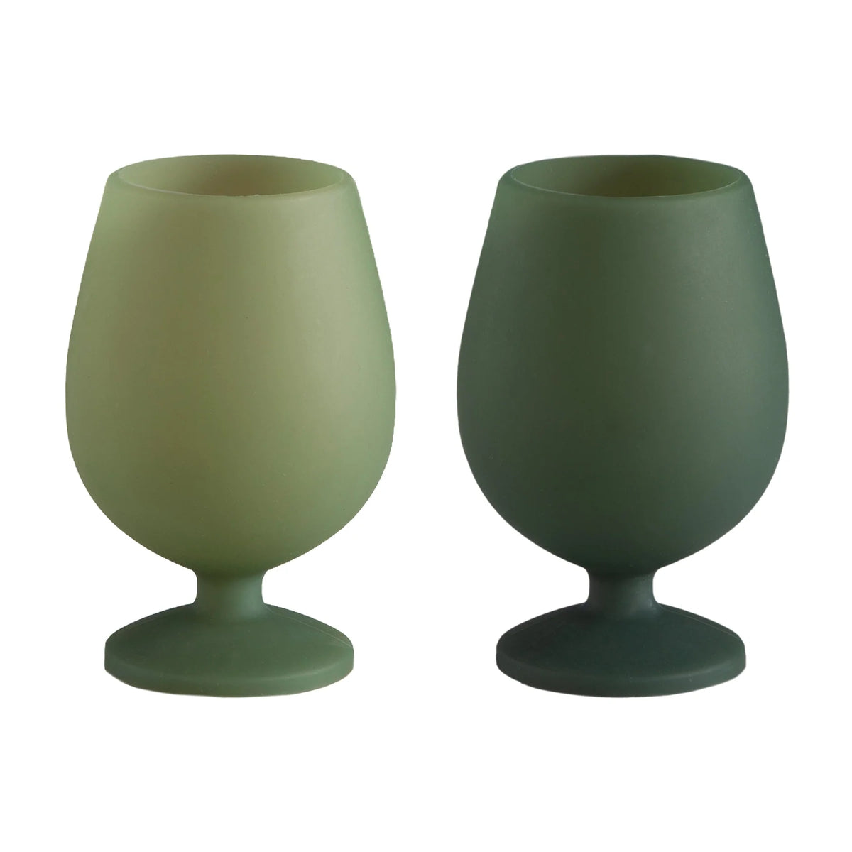 STEMM Silicone Glasses | Sage+Olive by PORTER GREEN (stemm-unbreakable-wine-glasses-sage-olive)