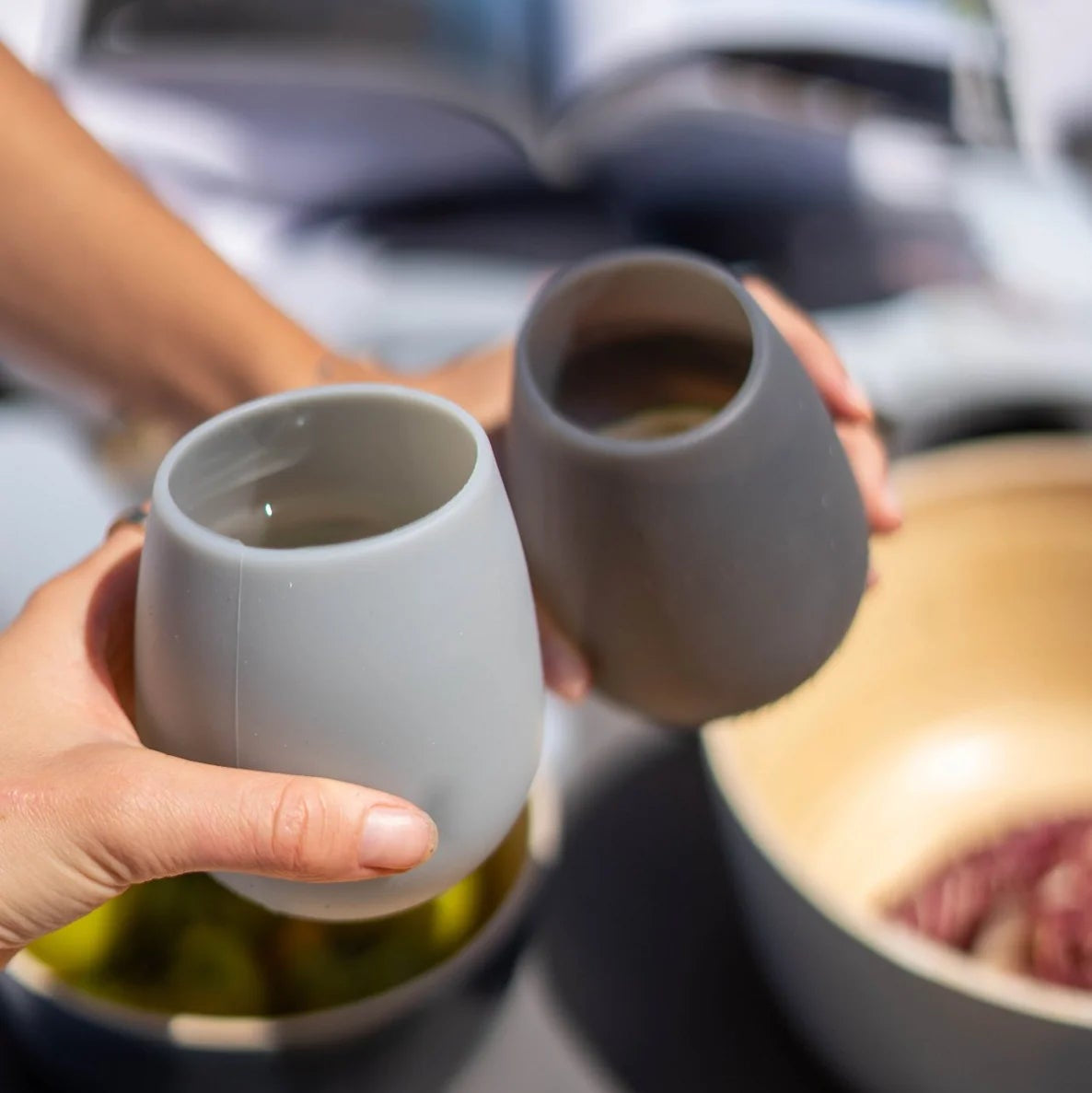 FEGG Silicone Tumblers | Smoke+Storm by PORTER GREEN (fegg-unbreakable-silicone-tumblers-smoke-storm)