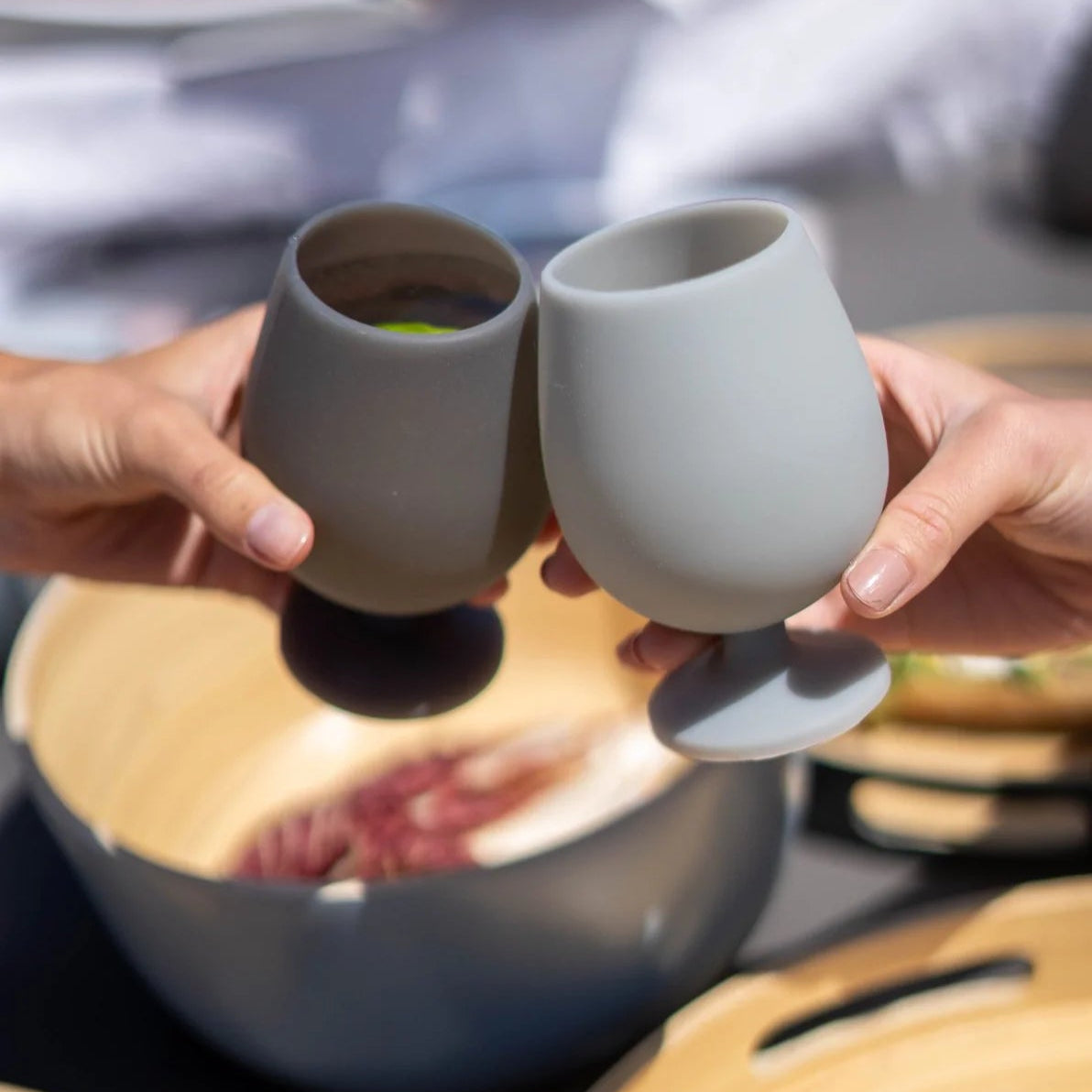 STEMM Silicone Glasses | Smoke+Storm by PORTER GREEN (porter-green-stemm-silicone-glasses-smoke-storm)