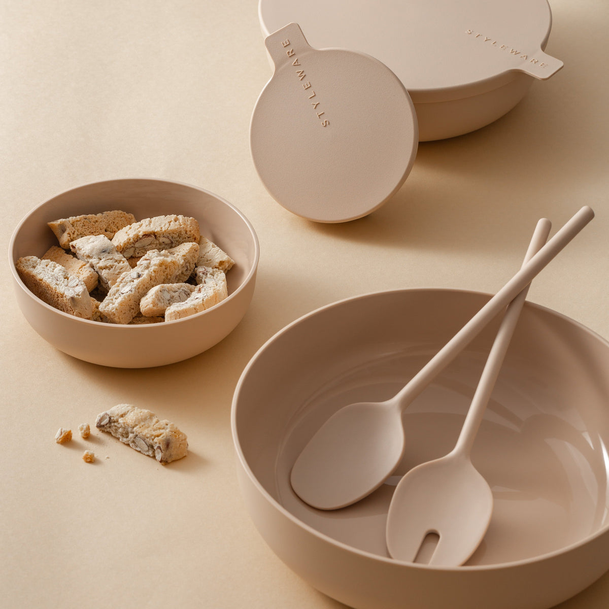 Salad Server Set | Biscotti by Styleware (salad-set-biscotti)