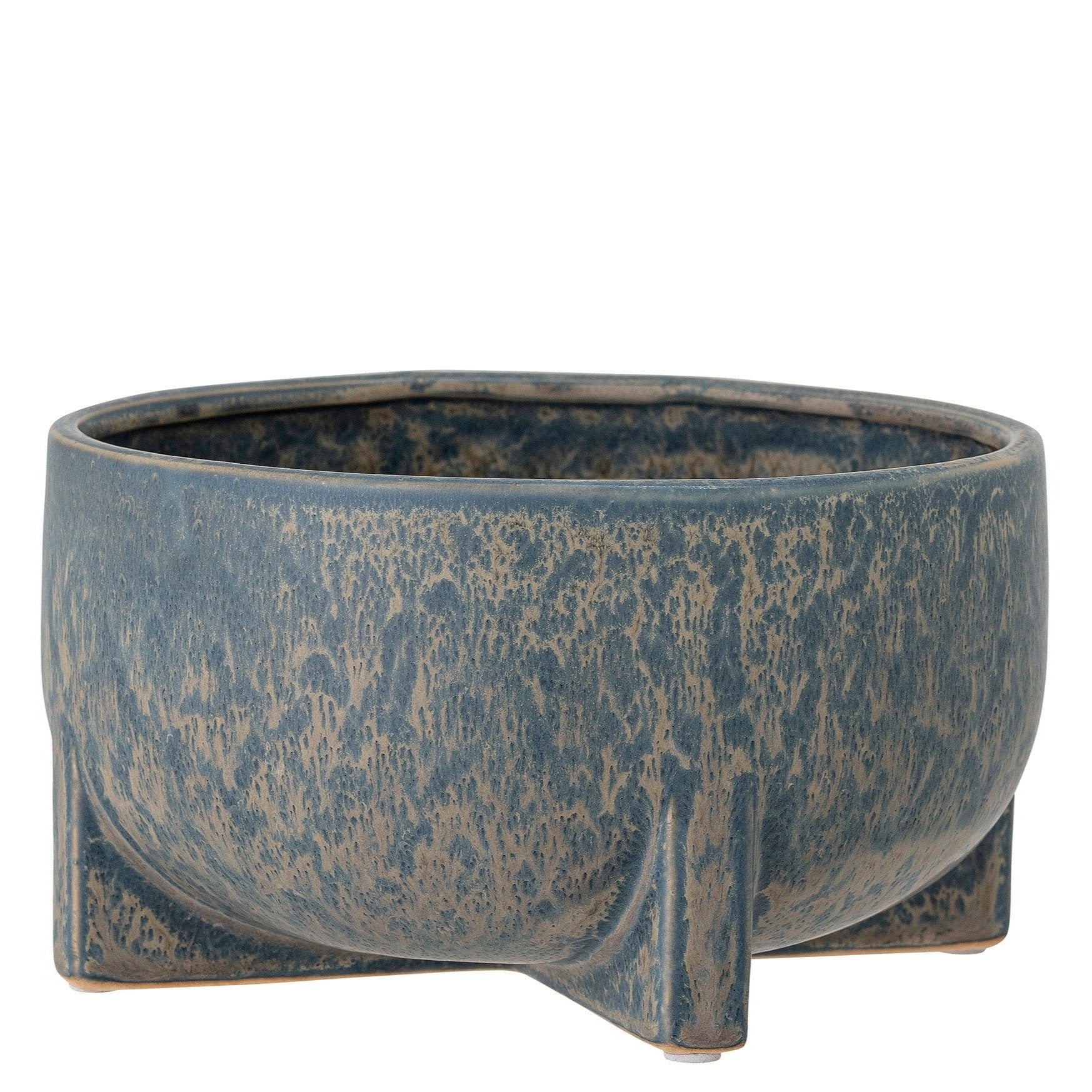 Beryl Flowerpot | Blue Stoneware