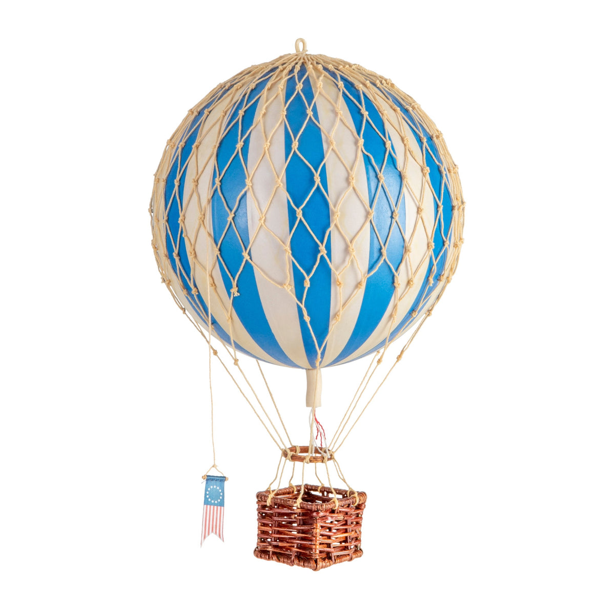 Model Hot Air Balloon M Blue Charming Decor Piece Decor