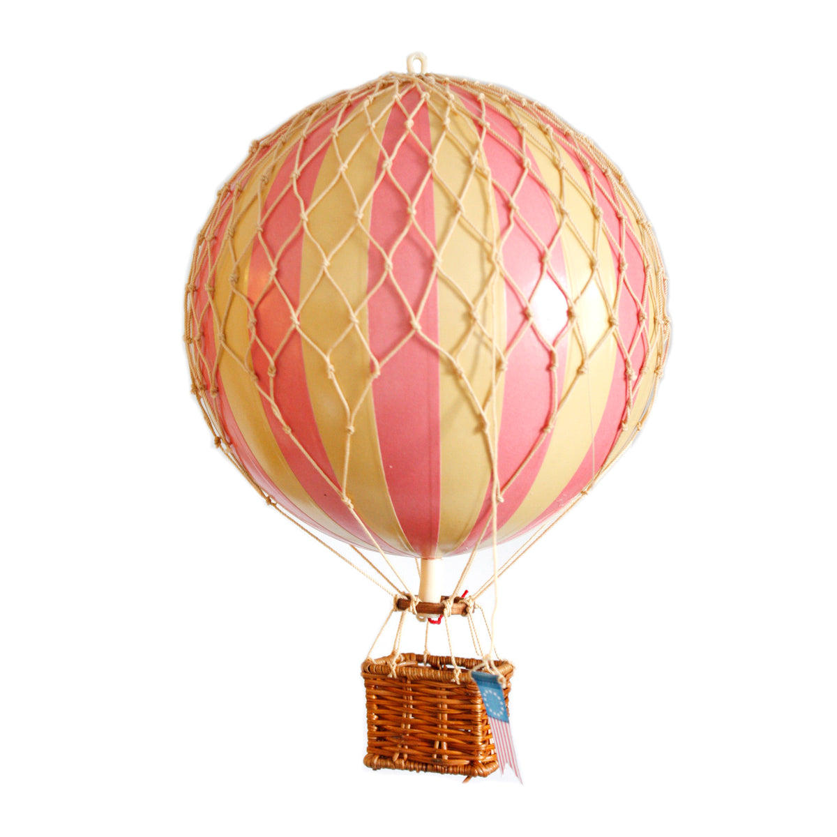 Model Hot Air Balloon M | Pink by AUTHENTIC MODELS (travels-light-ornamental-model-hot-air-balloon-pink)