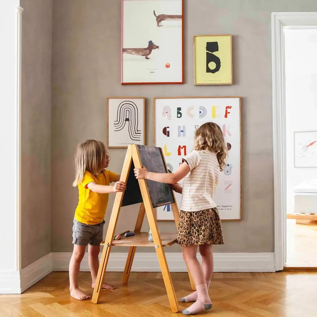 Alphabet Spaghetti by ATWTP - A Print by PAPER COLLECTIVE (paper-collective-alphabet-poster-print-a-print)