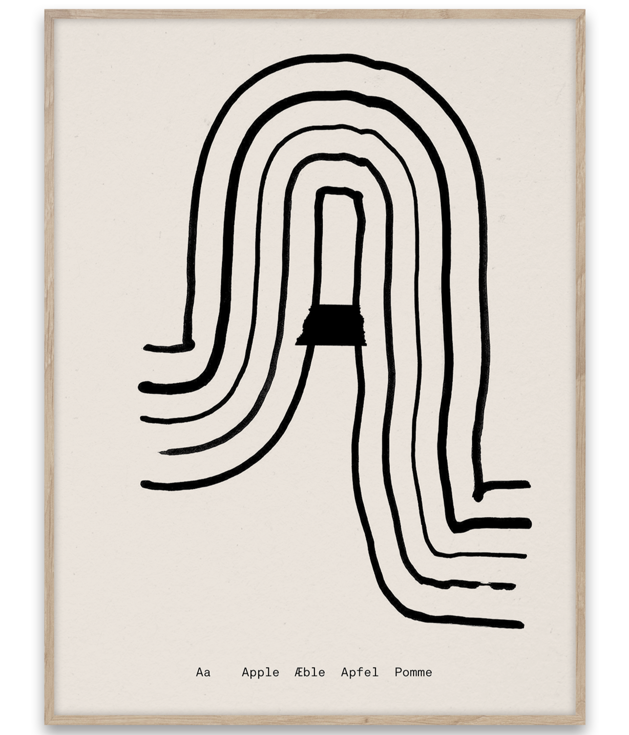 Alphabet Spaghetti by ATWTP - A Print