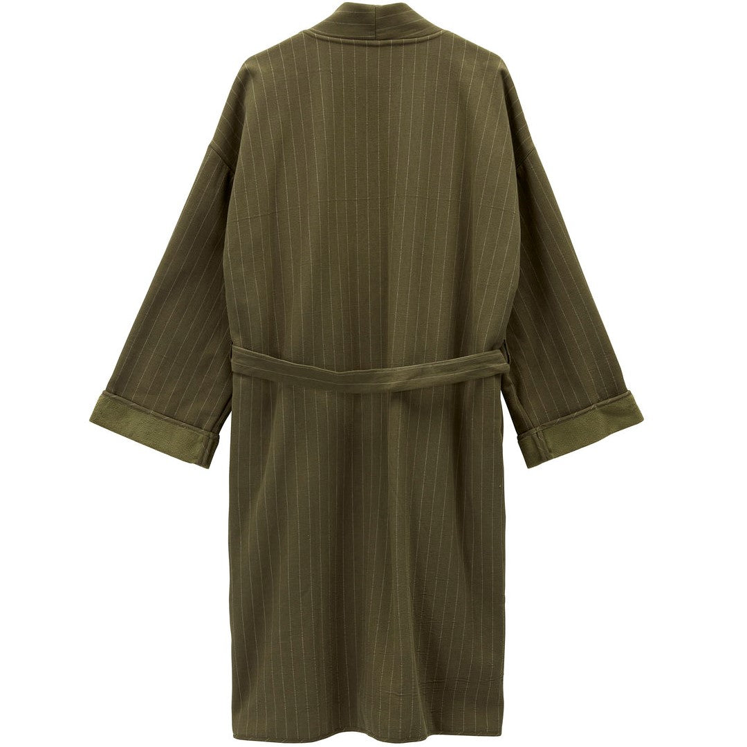 ALRUN Cotton Kimono Robe -Forest/Snow by BY NORD (meraki-cotton-kimono-alrun-forest-w-snow)