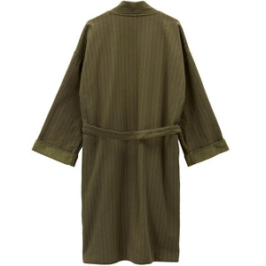 ALRUN Cotton Kimono Robe -Forest/Snow