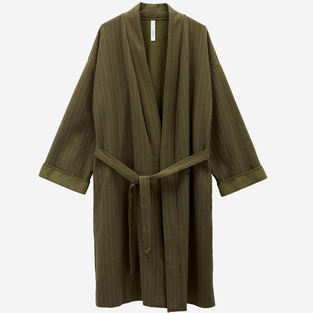 ALRUN Cotton Kimono Robe -Forest/Snow by BY NORD (meraki-cotton-kimono-alrun-forest-w-snow)