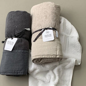 ANTIBES Hand Towel | Dark Grey