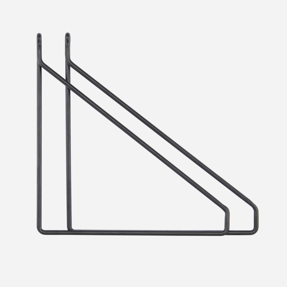 APART Brackets Set of 2 | Black by HOUSE DOCTOR (house-doctor-brackets-apart-black-cb0850)