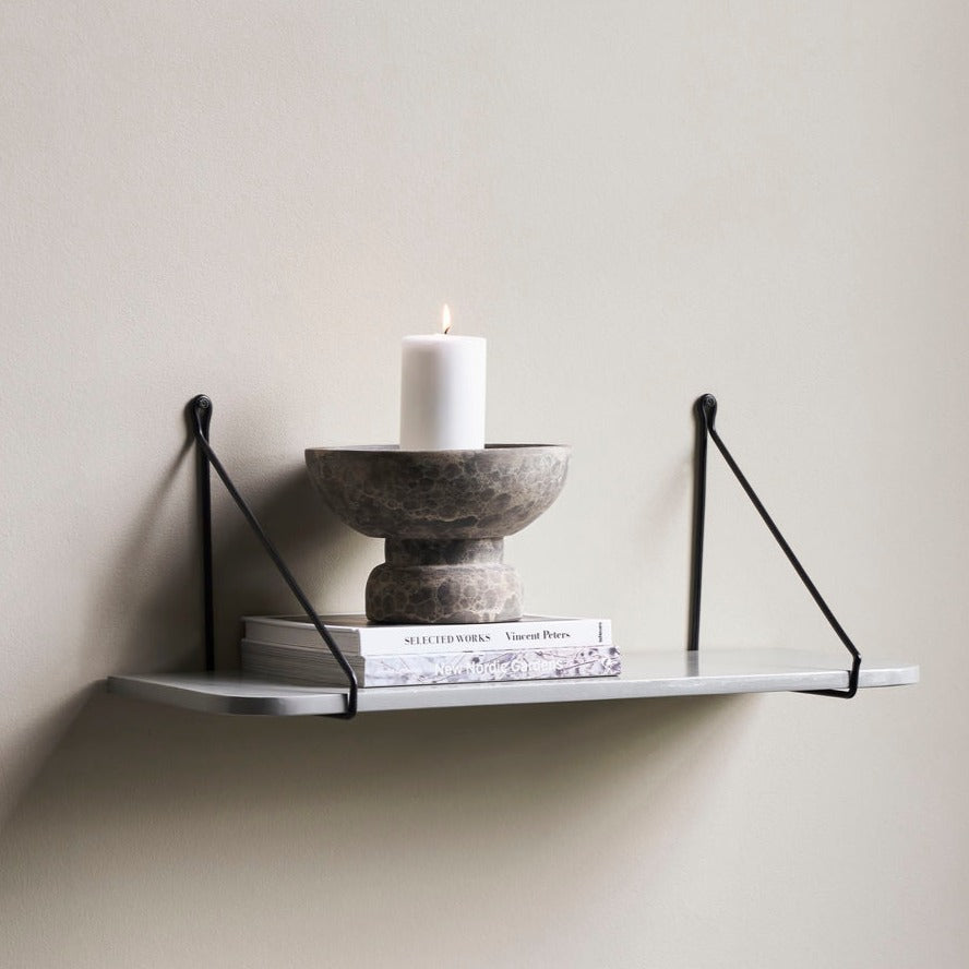 RIB Shelf 70cm | Grey by HOUSE DOCTOR (house-doctor-shelf-rib-grey-70cm)