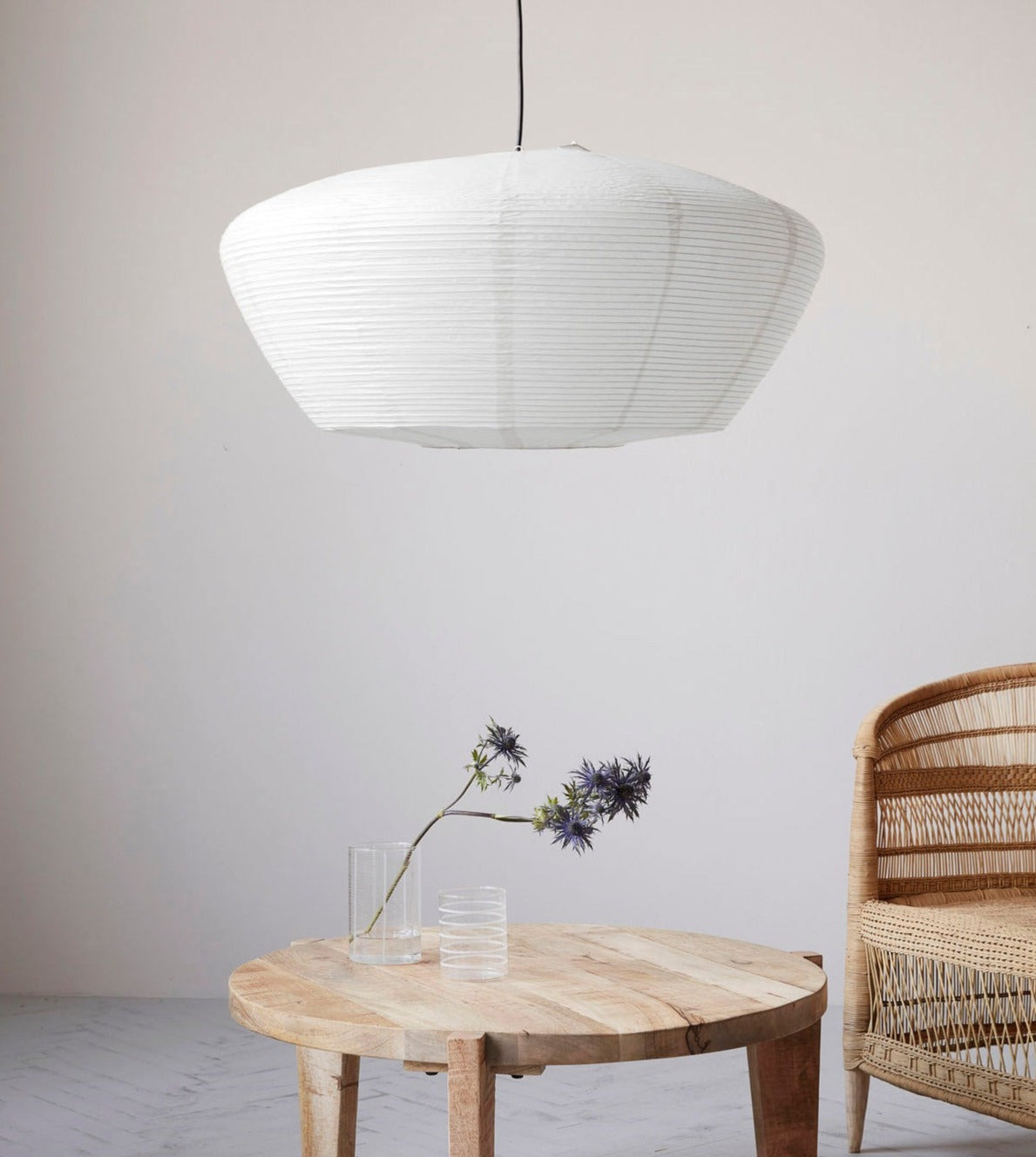 BIDAR Lampshade Ø81.5cm | White by HOUSE DOCTOR (house-doctor-lampshade-bidar-white)