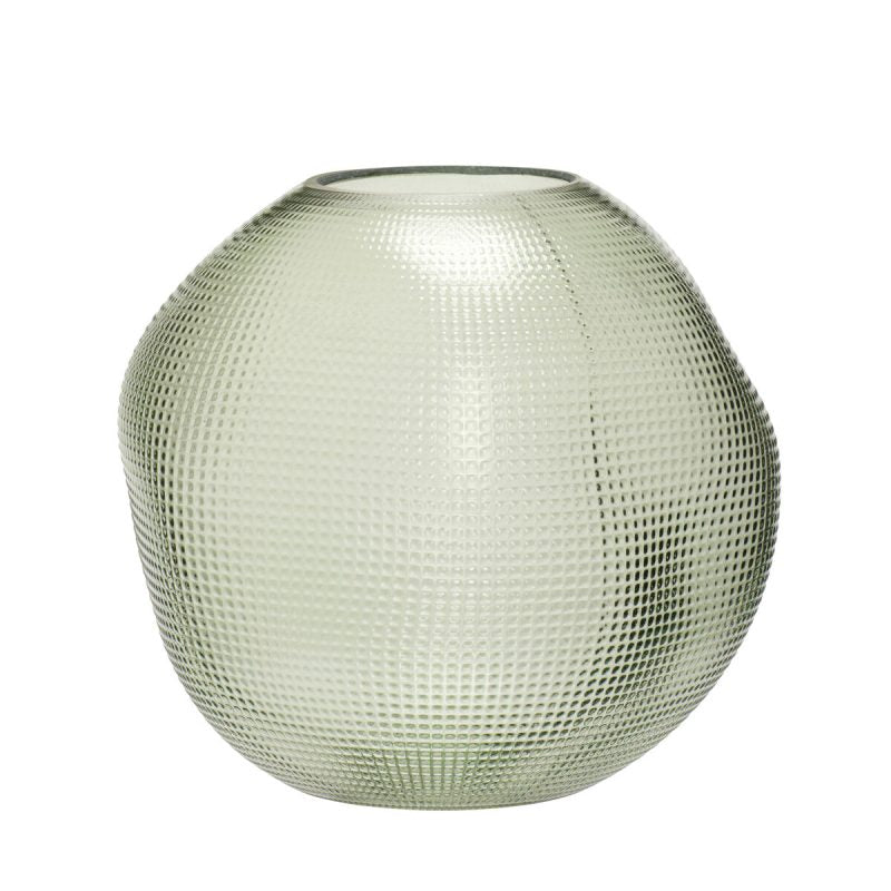 BALLOON Vase | Green by HUBSCH (hubsch-balloon-vase-green-21)