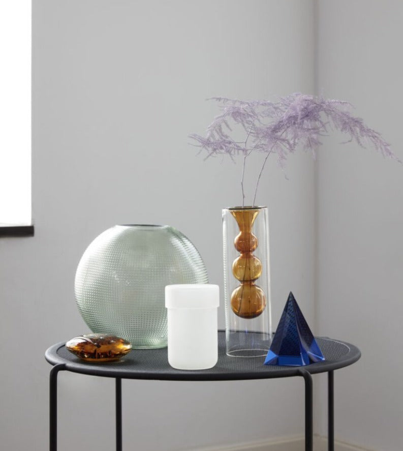 BALLOON Vase | Green by HUBSCH (hubsch-balloon-vase-green-21)