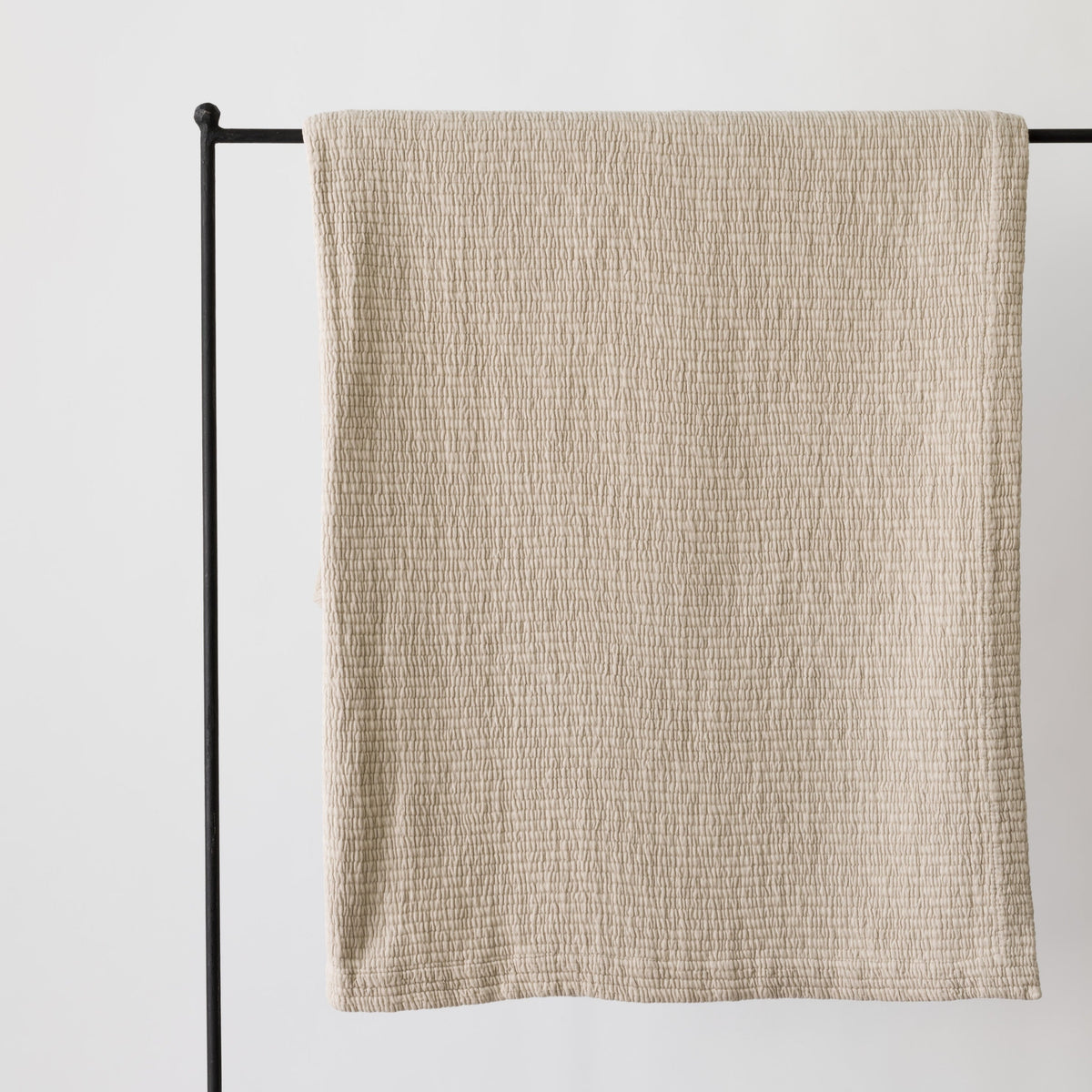 BRICK Bedspread 180X260 | Sand Beige by TELL ME MORE (tell-me-more-brick-bedspread-180x260-colours-sand)