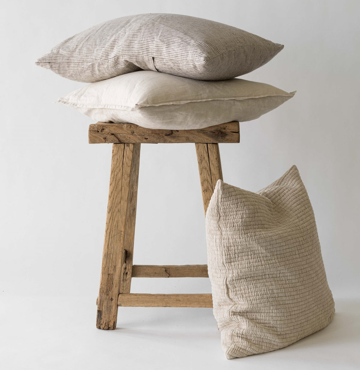 BRICK Cushion Cover 50X50 | Sand Beige by TELL ME MORE (tell-me-more-brick-cushion-cover-50x50-colours-sand-beige)