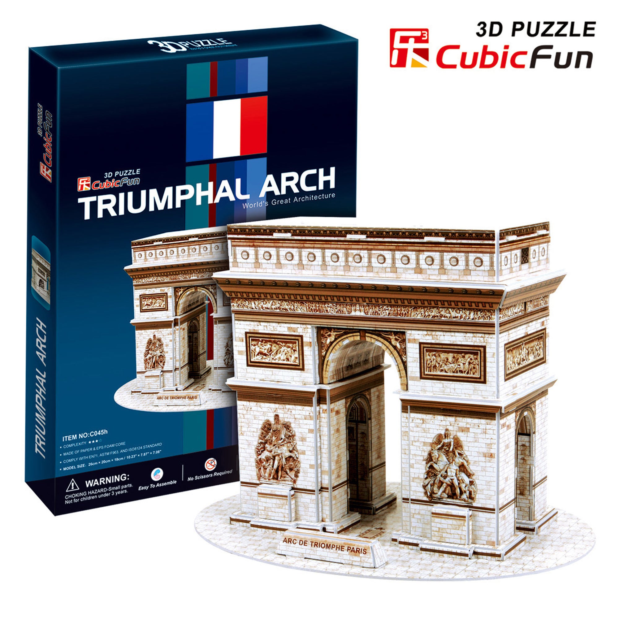 Arc de Triomphe, 26pc 3D Puzzle