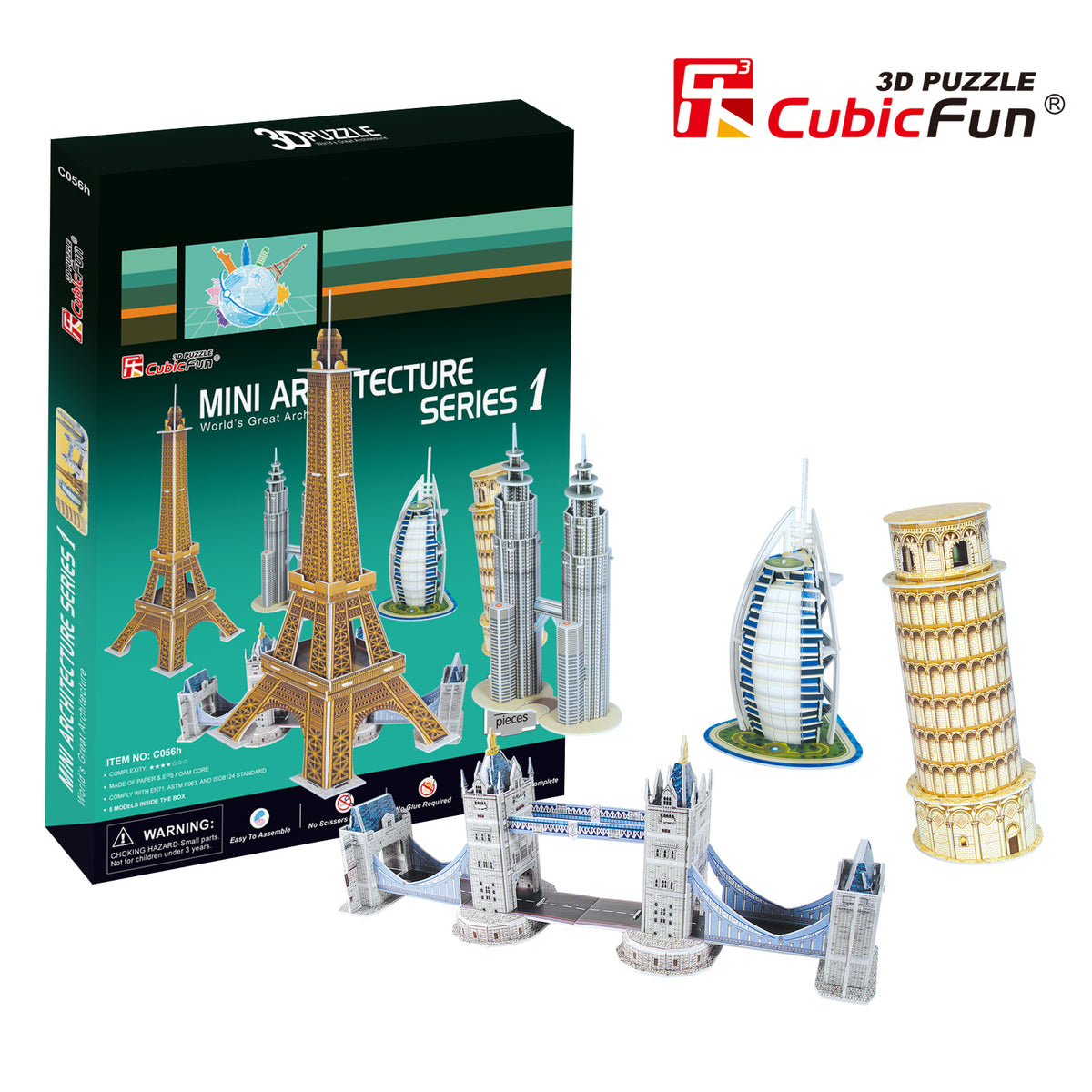 Mini Architecture Series 1, 3D Puzzle