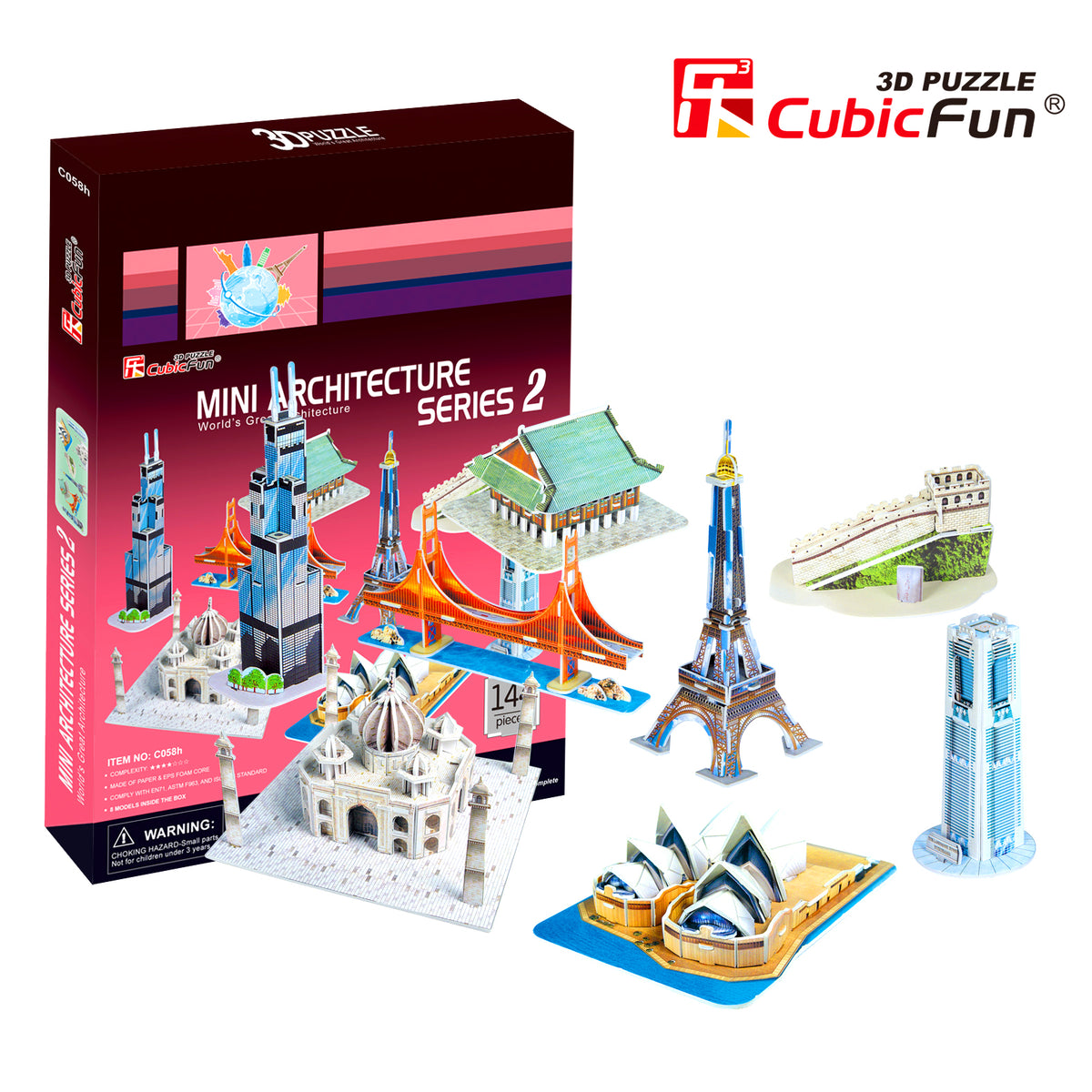 Mini Architecture Series 2, 3D Puzzle