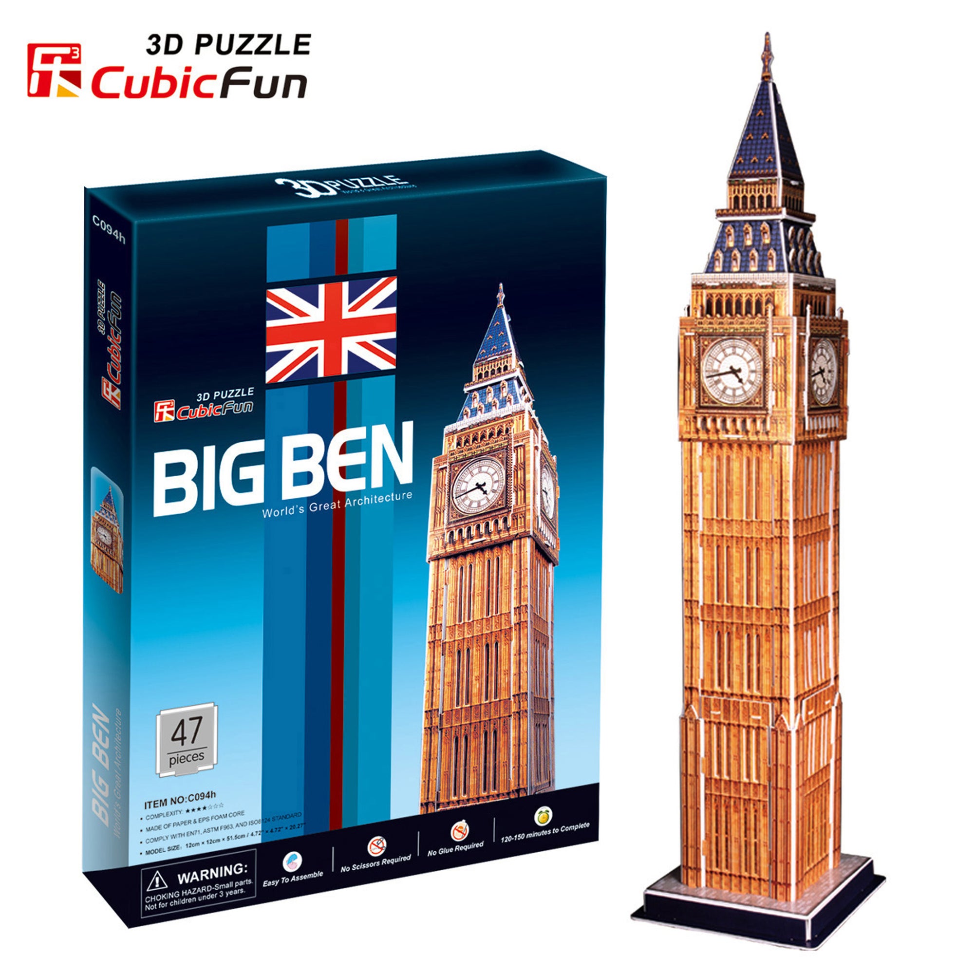 Big Ben, 47pc 3D Puzzle