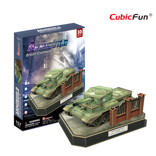 Cubic Fun British Cromwell Mk. IV, 3D Puzzle