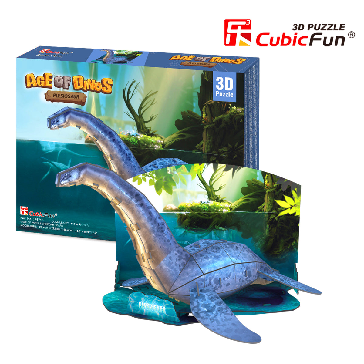 Age of Dinos - Plesiosaur, 3D Puzzle