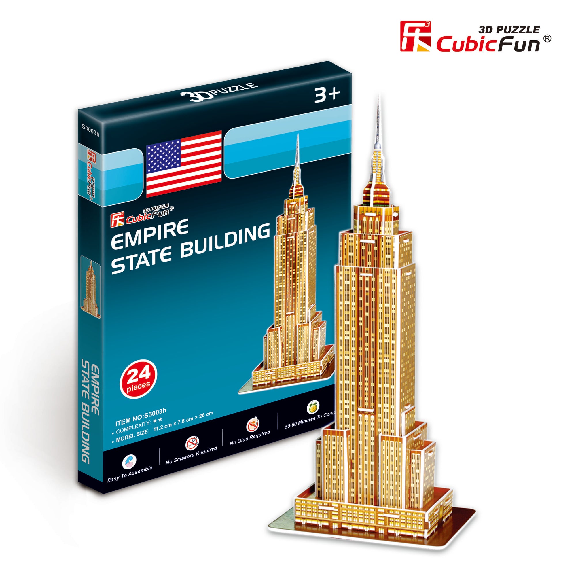 Empire State Building, 24pc 3D Puzzle