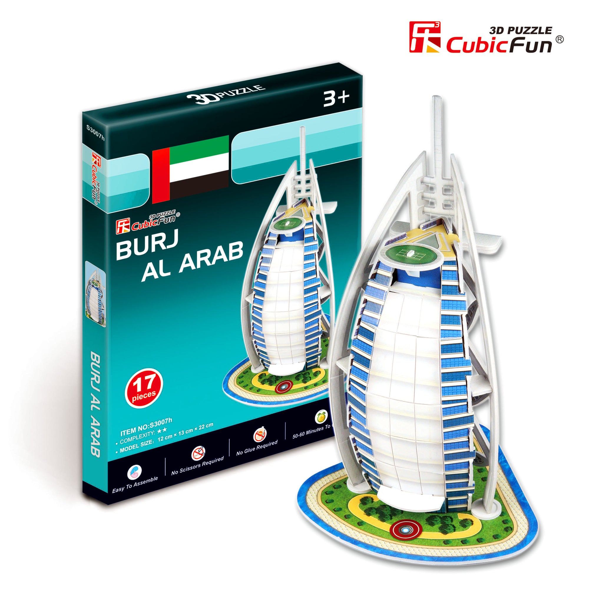 Burj Al Arab, 17pc 3D Puzzle