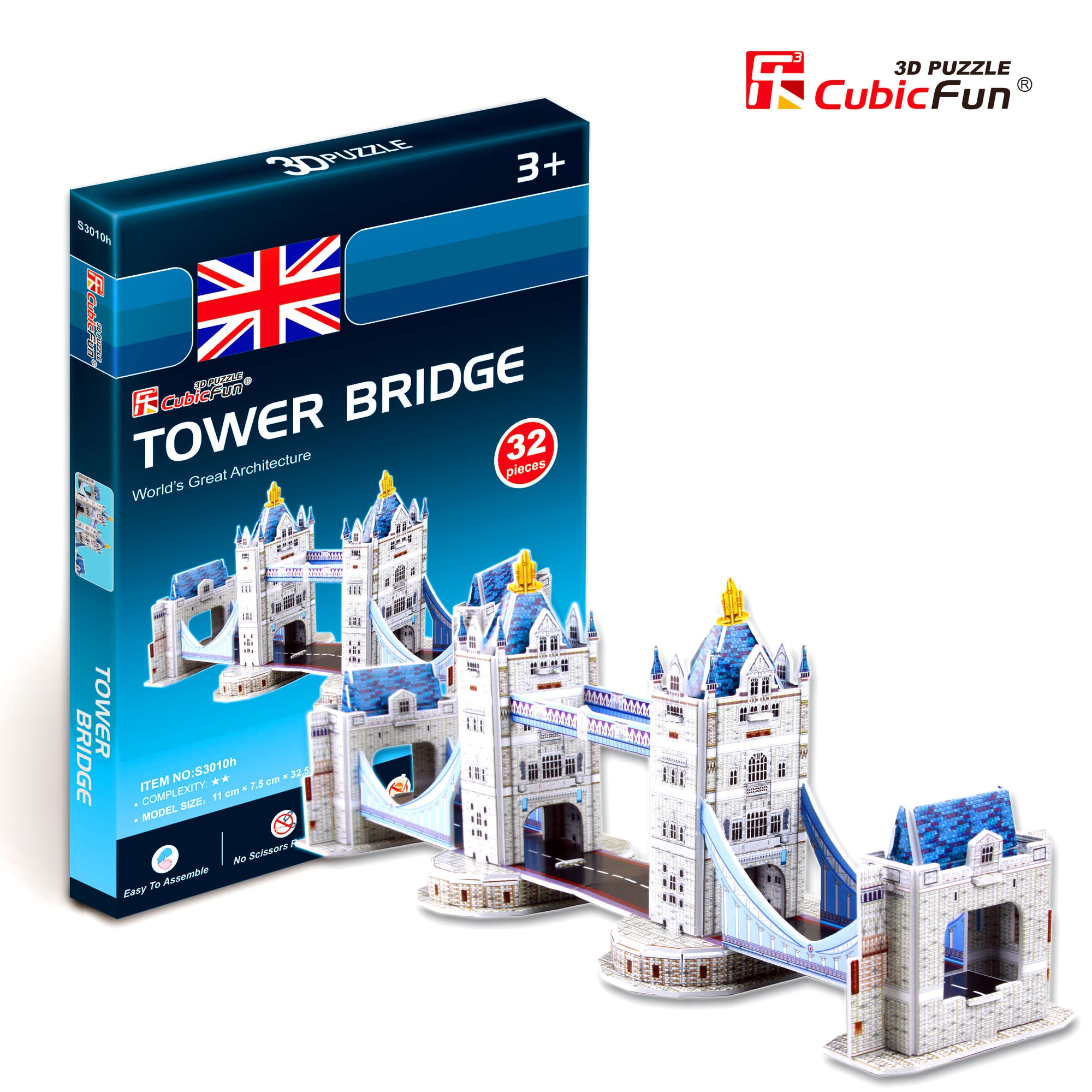Tower Bridge, 32pc 3D Puzzle