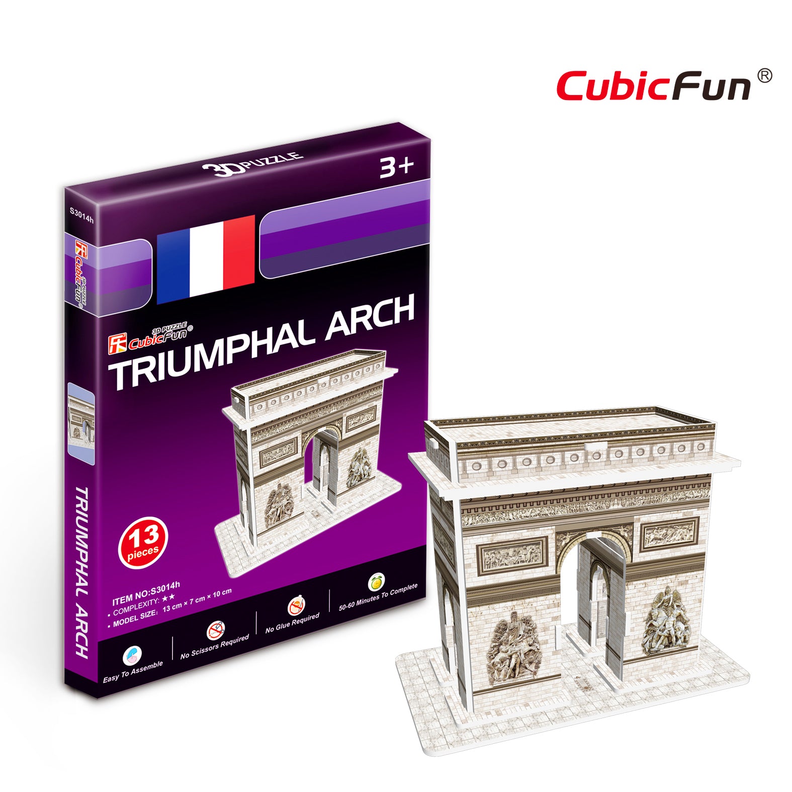 Arc de Triomphe, 13pc 3D Puzzle