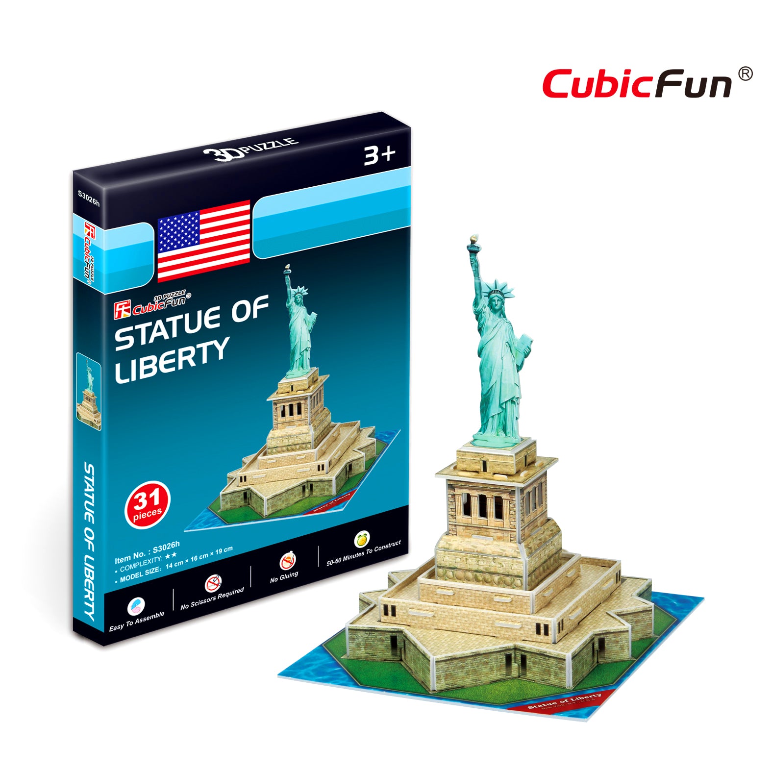 Statue of Liberty, 38pc 3D Puzzle
